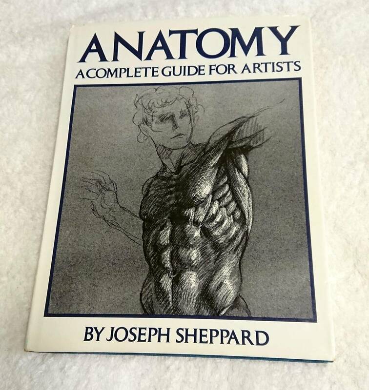 Anatomy A Complete Guide for Artists Joseph Sheppard WATSON GUPTILL ハードカバー 1975 デッサン 素描 ドローイング 解剖学 筋肉 骨格