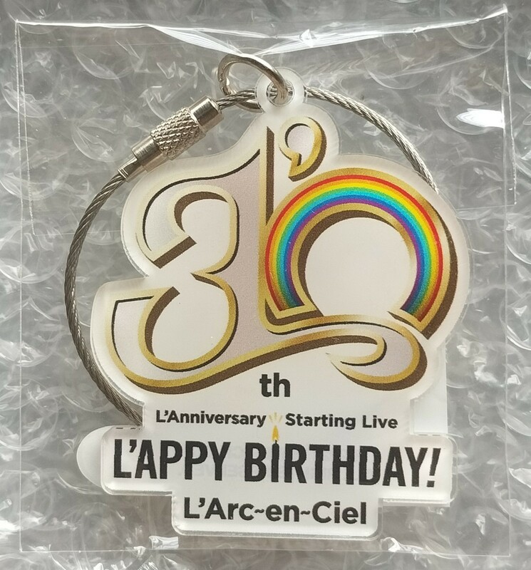 ◆L'Arc～en～Ciel ラルクアンシエル◆ キーホルダー ラルくじ hyde tetsuya ken yukihiro 30th L'Anniversary LIVE ラルク