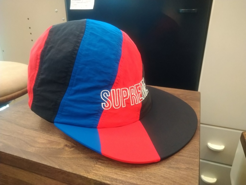 希少 新品未使用 シュプリーム Supreme 18ss Diagonal Stripe Nylon Hat ナイロン CAP キャップ 本物保証 送料無料