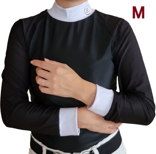 LA RUE　 長袖テクニカルショーシャツ　M　コンペティションシャツ　乗馬ウェア　乗馬用品　馬術