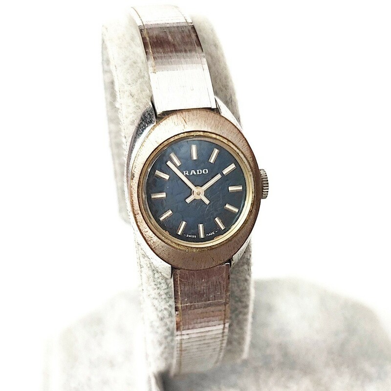 動作品 RADO ラドー スイス製 ヴィンテージ アンティーク レディース腕時計 手巻き式 稼働品 n193