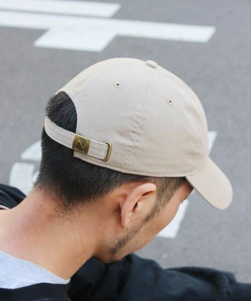 新品 ニューハッタン ローキャップ 帽子 cap レディースメンズ ベージュ系パティ