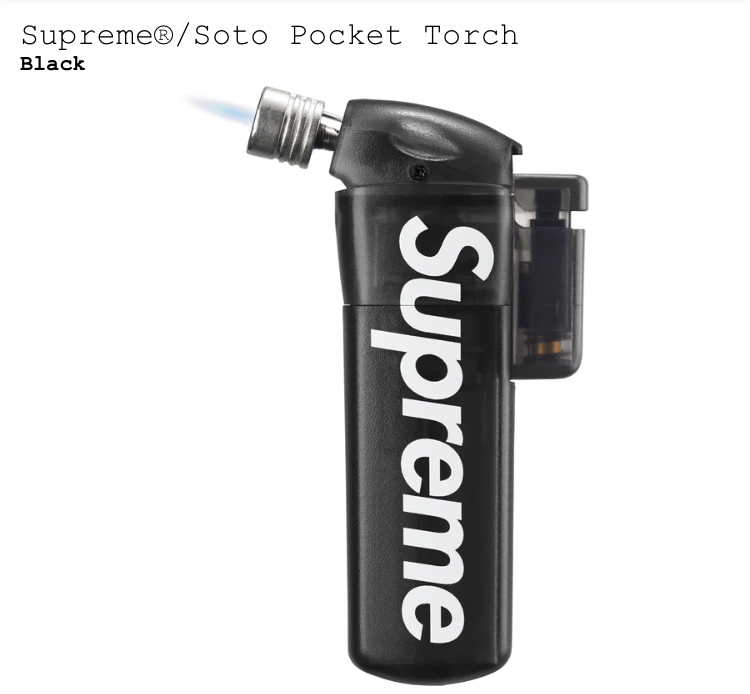 【新品正規】黒 / 23aw supreme Soto Pocket Torch BLACK / シュプリーム ガストーチ ソートー ライター ポケットトーチ 23aw アウトドア