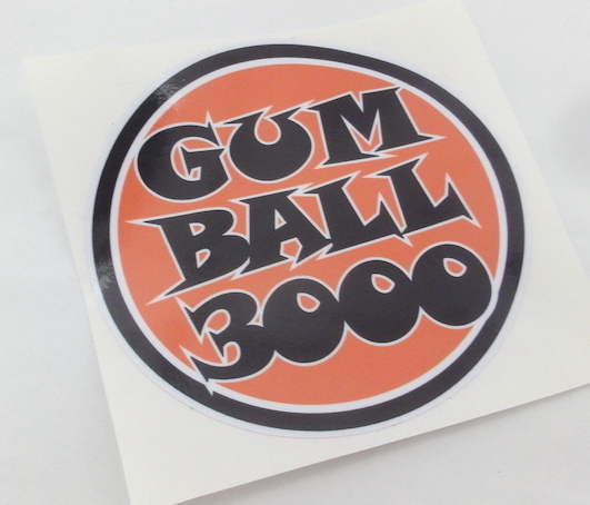 GUM BALL 3000 ガムボール3000 ステッカー ラリー 3000マイル ステッカー