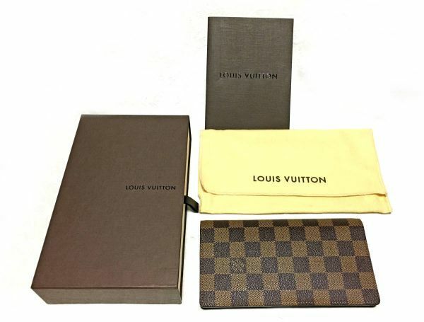 Louis Vuitton ルイヴィトン N61823 ダミエ 長財布 未使用 明細書付