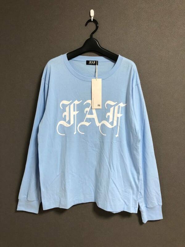 新品 FAKE AS FLOWERS FAF OE Logo LS Tee ロゴ プリント カットソー Tシャツ FAFW22-13 フェイク アス フラワーズ 2