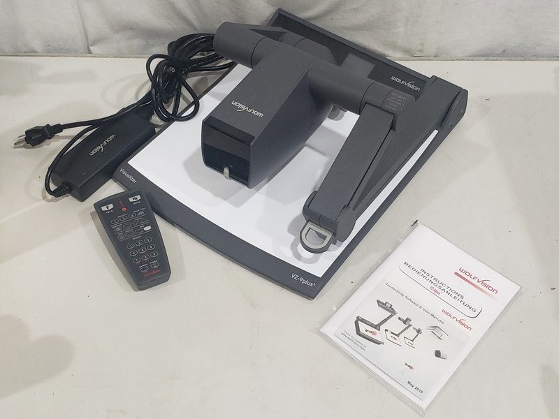 [現状品] WOLFVISION 書画カメラ VZ-9plus3 リモコン付き 難有り