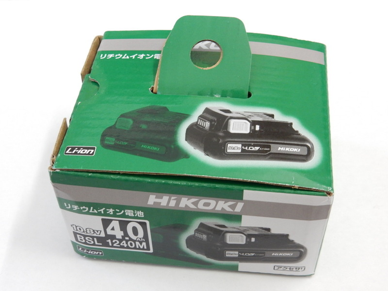 【未使用】HIKOKI 日立工機 10.8V 4.0Ah 純正 リチウムイオン電池【BSL1240M】【領収書可能】【同梱OK】バッテリー