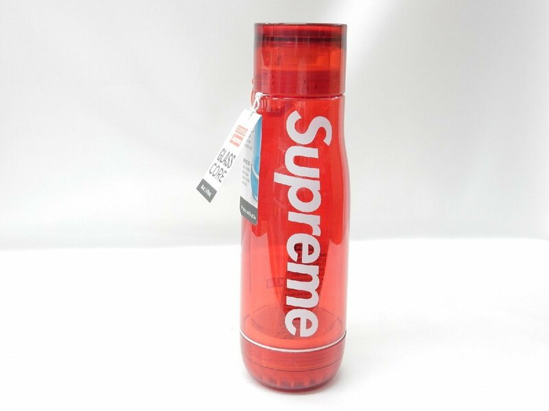 21SS【未使用タグ付】Supreme / Zoku Glass Core 16 oz. Bottle Red シュプリーム ゾク ガラス コア ボトル レッド