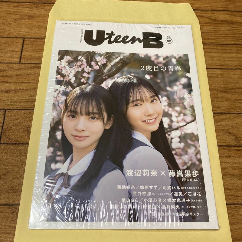 新品未開封★シュリンク付き★UteenB №02　表紙　日向坂46 渡辺莉奈　藤嶌果歩★菊地姫奈　etc ★送料230円★