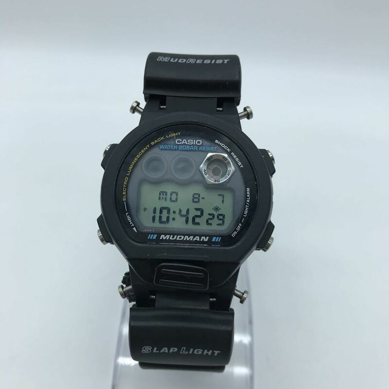 CASIO カシオ G-SHOCK MUDMAN DW-8400 クォーツ 腕時計 動作品 ベゼル無