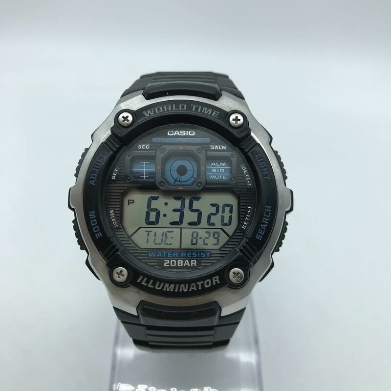 CASIO カシオ スポーツギア AE-2000 腕時計 デジタル 動作品