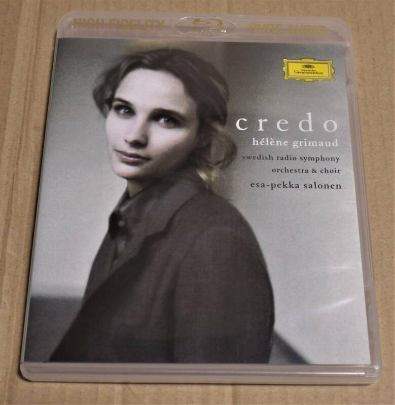 Blu-ray Audio「エレーヌ・グリモー：クレド」送料込み　エサ=ペッカ・サロネン　ベートーヴェン　アルヴォ・ペルト　BDオーディオ