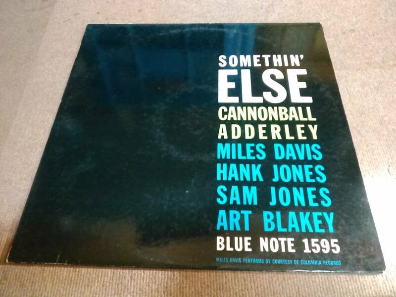 す1-e08【匿名配送・送料込】ブルーノートLP 1500 SOMETHIN´ELSE/CANNONBALL ADDERLEY 型番BN1595（BLP1595）サムシン・エルス