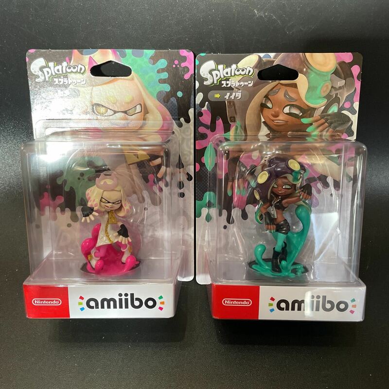 未開封　アミーボamiibo　スプラトゥーン　ヒメ＆イイダ　テンタクルズ