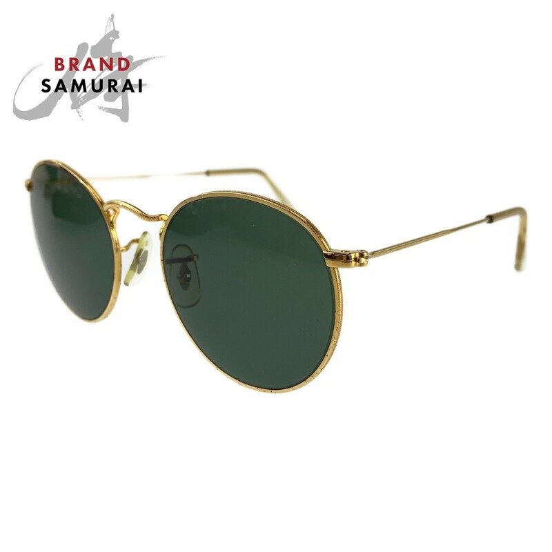 Ray-Ban レイバン ヴィンテージ パイロット ブラック ゴールド メタル W0603 XGBK B&L ボシュロム サングラス メガネ メンズ 306178