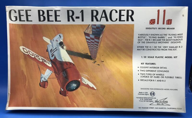 ☆23H254 Ｗilliams 1/32 GEE BEE R-1 RACER 