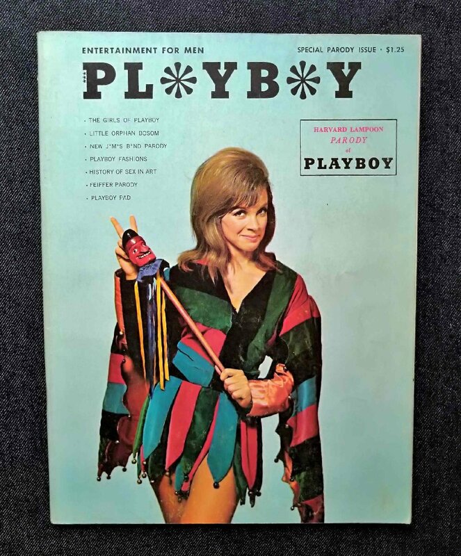 プレイボーイ パロディ 1966年 PL*YB*Y Harvard Lampoon Parody of PLAYBOY ディケンズ? フレミング? アルベルト・バルガス? グラビア風刺