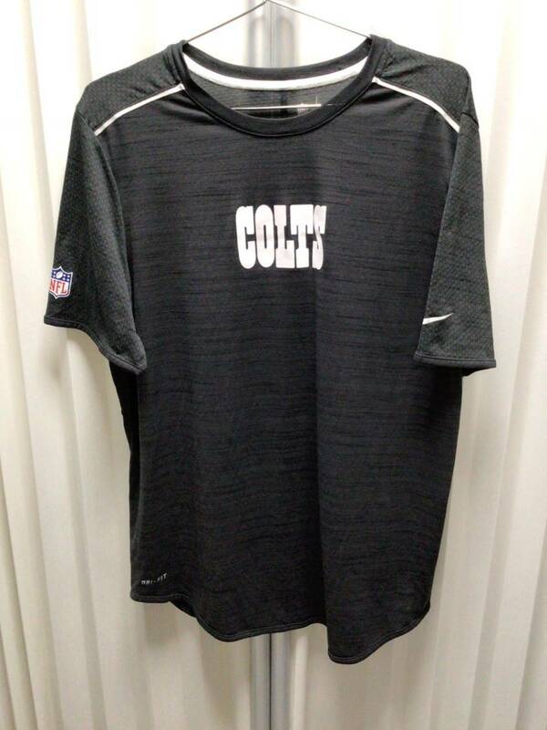 NIKE ナイキ NFL インディアナポリス コルツ COLTS 半袖Tシャツ アメリカンフットボール ドライフィット DRI-FIT L