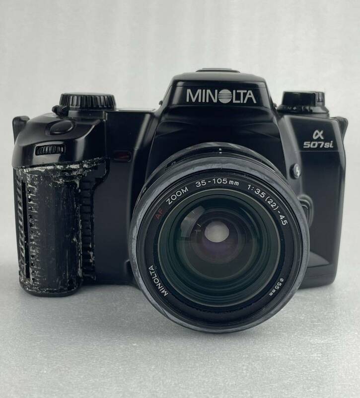 真619【MINOLTA/ミノルタ】α507si レンズ付き　MINOLTA AF ZOOM 35-105mm 1:3.5(22)-4.5 φ55mm