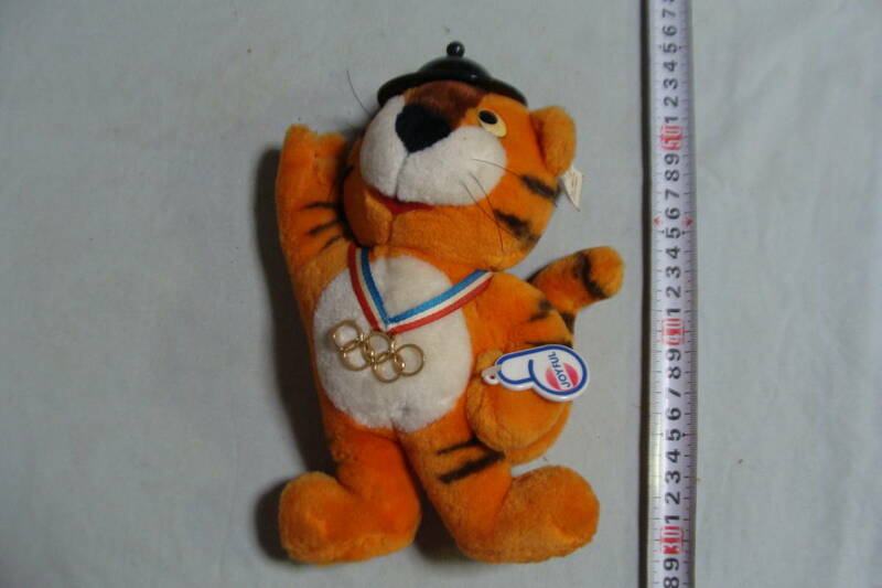 デッドストック　1988年　ソウルオリンピック　マスコットキャラクター　ホドリ　HODORI タグ付　ぬいぐるみ　現状品