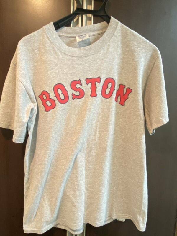 古着OLD Majestic BOSTON 松坂Tシャツ　M ベースボール