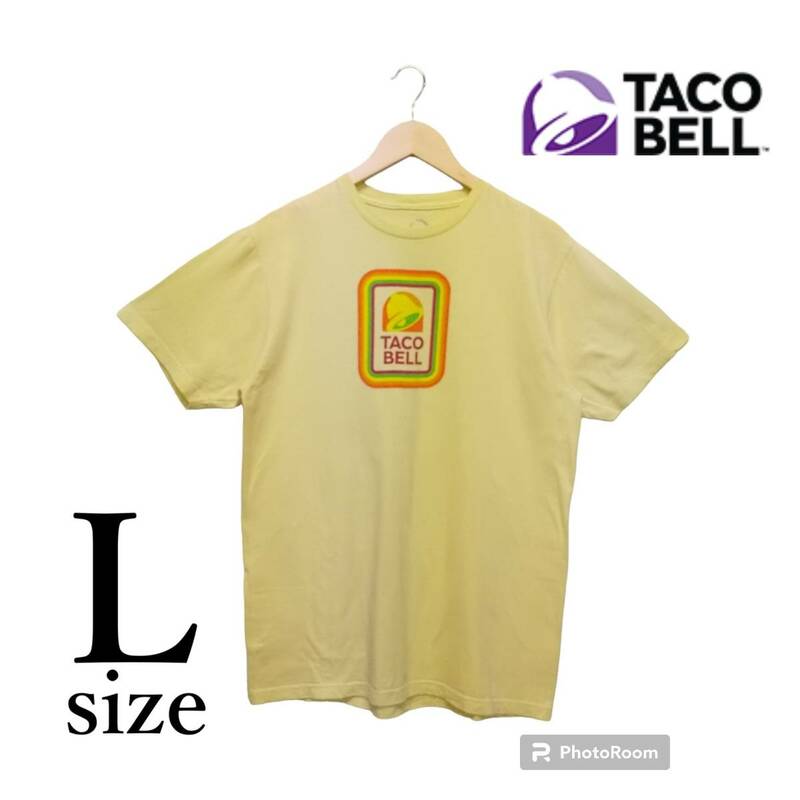 ［USED］Tシャツ TACO BELLイエロー L 203-0089