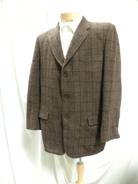 |o_o|Harris Tweedハリスツイード(57n)vintage60sツイードジャケット170-175cm