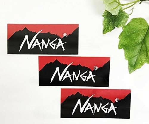【メール便】NANGA ナンガ ロゴステッカー 3枚セット　
