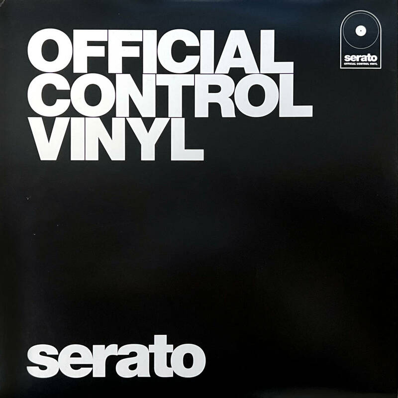 Serato Control Vinyl 12インチ Black 2枚組 セラート コントロール バイナル レコード ブラック 黒 scratch live dj スクラッチライブ