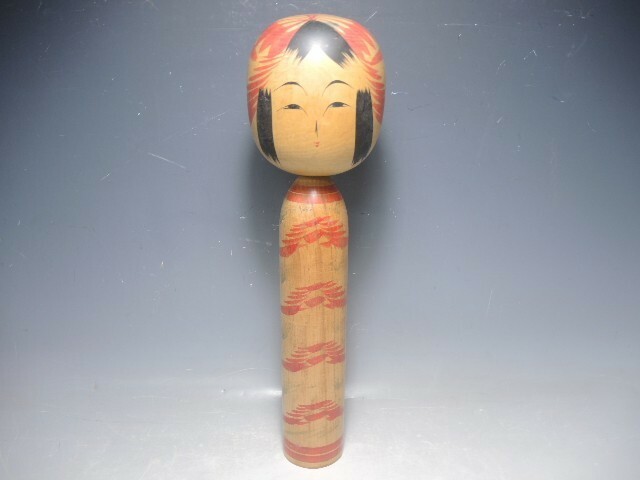 I80/○こけし 作者不明 高さ40.5cm 郷土玩具 日本人形 伝統工芸