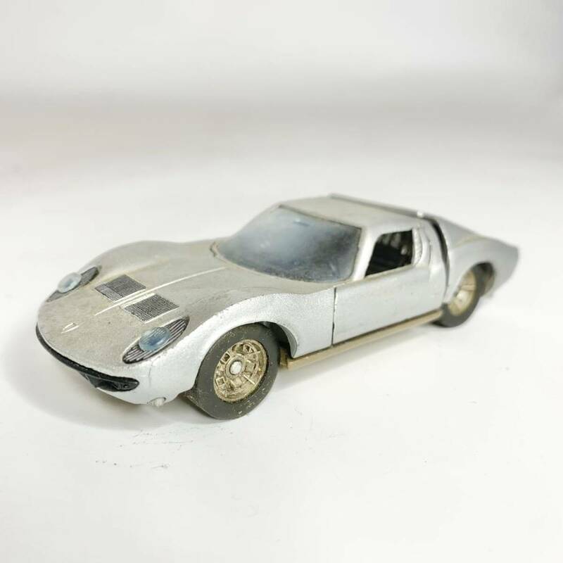 昭和レトロ　ランボルギーニ　LAMBORGHINI　スーパーカー　1/43　ミウラ　日本製　アンティーク　コレクション　ミニカー　フィギュア