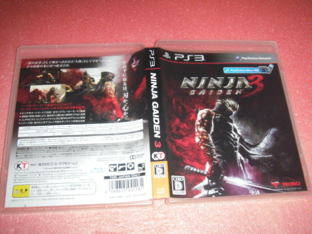  中古 PS3 ニンジャガイデン ３ NINJA GAIDEN 3 動作保証 同梱可