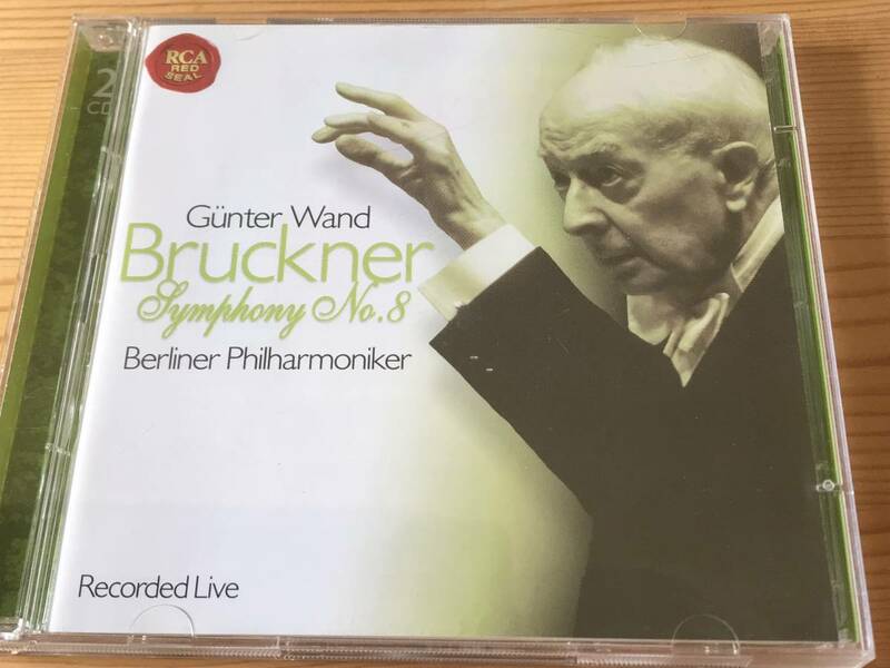 【2CD・EU盤】ブルックナー/交響曲第8番　ギュンター・ヴァント指揮ベルリン・フィル　2001年1月ライヴ　