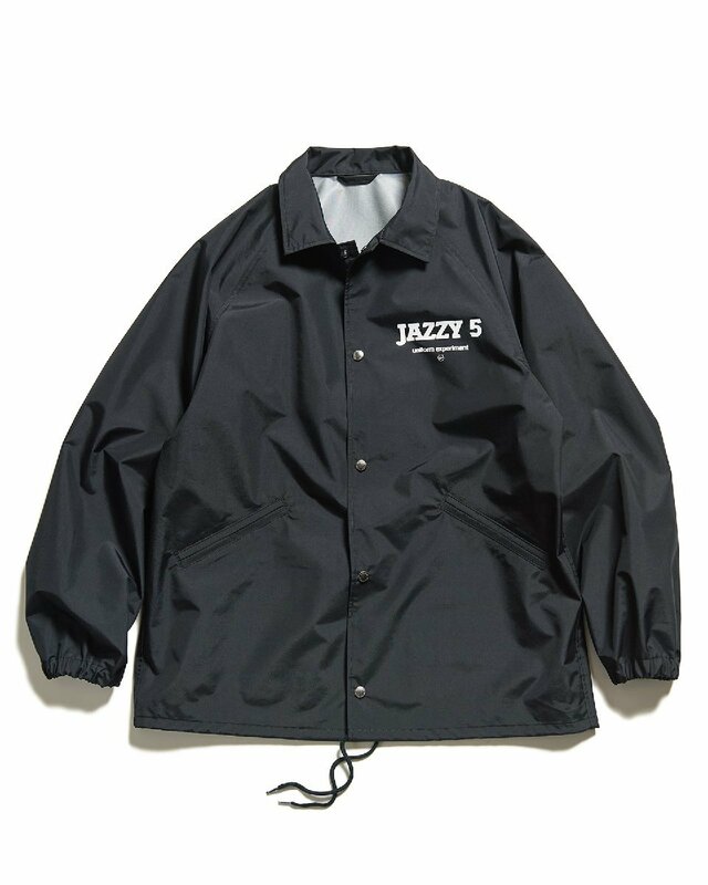 uniform experiment ユニフォームエクスペリメント 23SS (UE-230000) FRAGMENT : JAZZY JAY / JAZZY 5 COACH JACKET 新品 黒 4 定価36300円