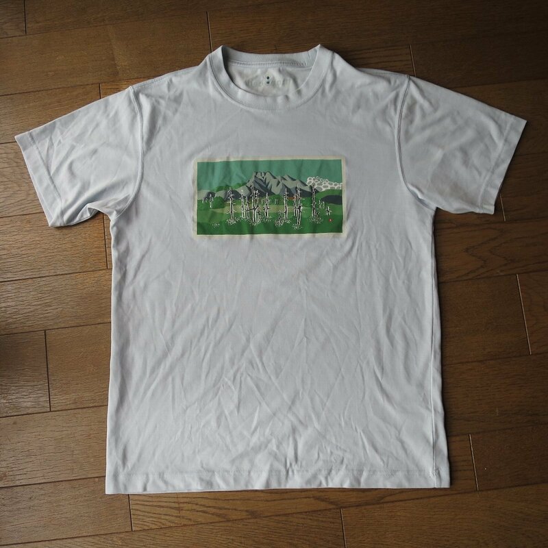 montbell モンベル　ウィックロン 半袖 Tシャツ　WIC.T 石鎚山　M　#1114402