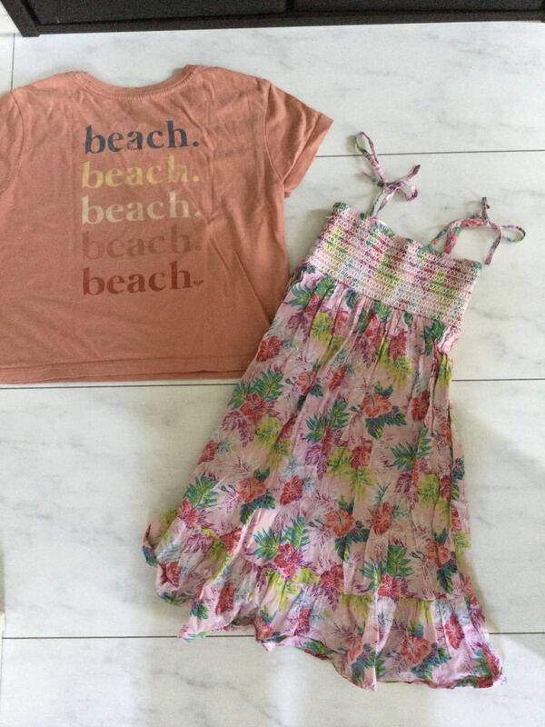 ROXY キャミワンピース　Tシャツ　セット　ロキシー　110 KIDS