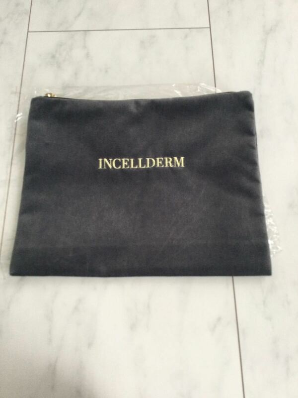 未使用　INCELLDERM ポーチ　大　クラッチバッグ インセルダム