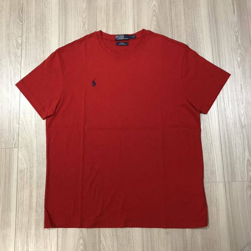 POLO by RALPH LAUREN for BEAMS LIMITED EDITION T-SHIRTポロ ラルフローレン ビームス コラボ 別注 シャツ レッド 赤 ネイビー Tシャツ