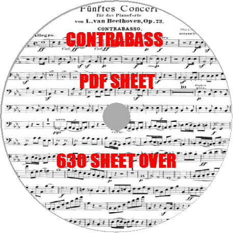 コントラバスPDF大量楽譜集630譜弦楽器ウッドベース演奏にGR素材クラリネット弦値段弓フルートイラストケースサックス中古アンサンブル