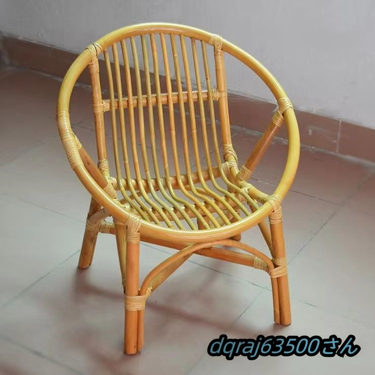 高級感◆背もたれチェア 手作り籐編椅子 アームチェア ラタン家具 ラタンチェア ラタン椅子 籐製イス 籐椅子 天然素材 おしゃれ