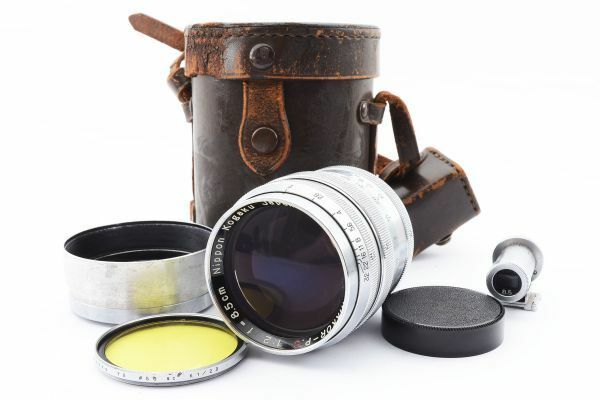 #2421L ニコン Nikon Nikkor-P.C 8.5cm 85mm f2 Lens Leica LTM L39 希少 8.5ファインダー付属 [動作確認済]