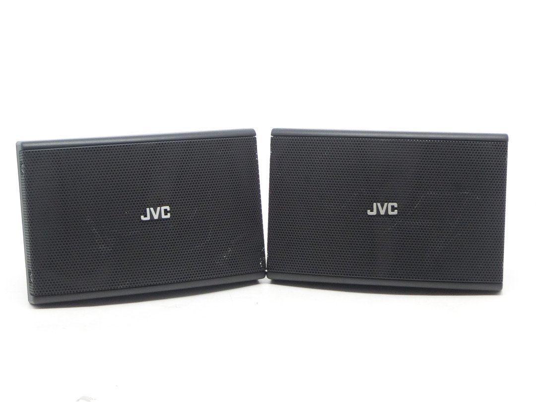 中古　JVCケンウッド(ビクター) コンパクトスピーカー 黒色 PS-S230B　2個セット　送料無料