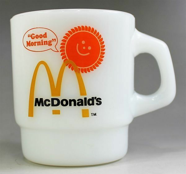B-722 ファイヤーキング マグカップ マクドナルド アメリカ製 Fire-King McDonald's mug made in U.S.A