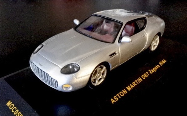 【保管美品!】Ж 1/43 アストンマーチン ザガート 2004 銀 イクソ Ж Aston Martin DB7 Zagato 2004 Silver ixo Ж DB9 DB11 ジャガー XK