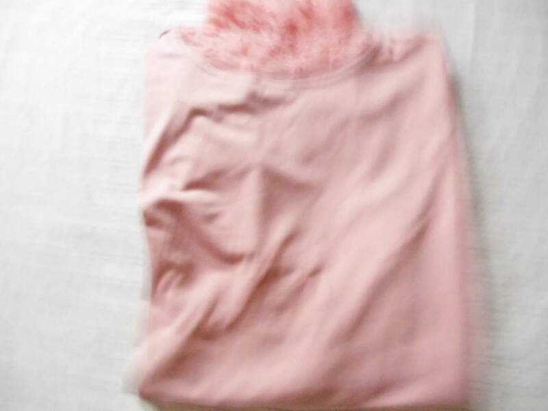 ピンクの可愛いブラウス新品未使用品長袖レデースＬ