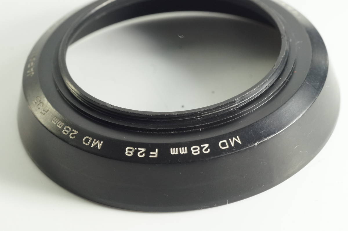 影CG【並品 】MD 28mm F2.8 MD 28mm F3.5 MINOLTA ミノルタ レンズフード