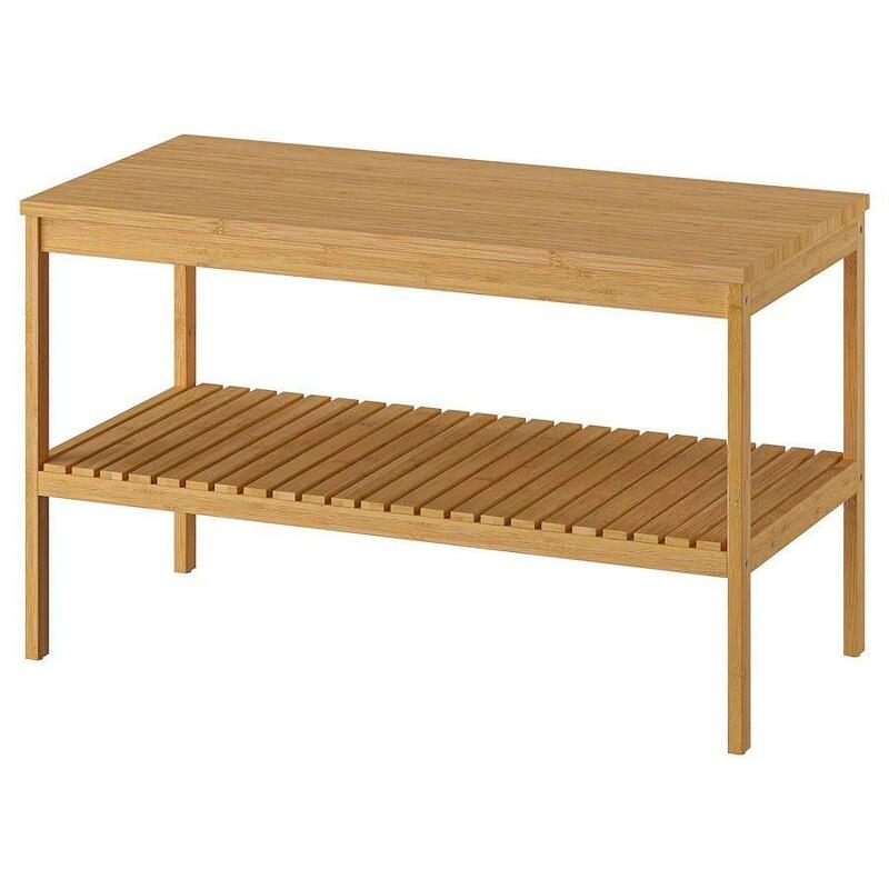 IKEA ベンチ, RAGRUND ローグルンド 竹, 77x37 cm 送料￥750!