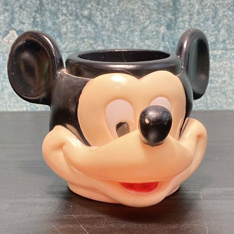 【当時物】ミッキーマウス ソフビフィギュア 昭和レトロ [At that time] Mickey Mouse Soft vinyl figure Showa retroディズニー