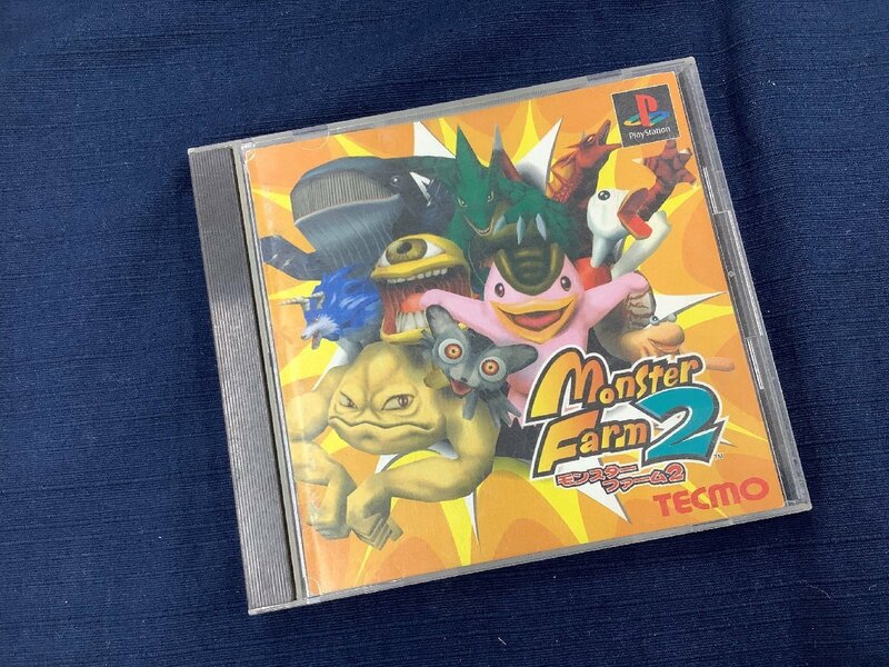 【ジャンク】PS1専用ソフト　モンスターファーム2　CDを使ってモンスターを召喚する独自のシステムのゲームです。　中古ゲームソフト